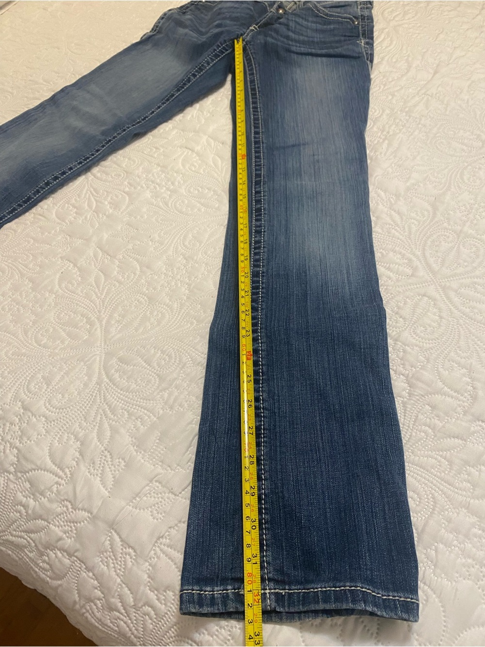 Ariat R.E.A.L. Mild Stretch Icon Stackable Straight Leg Jeans 25R - Picture 10 of 12
